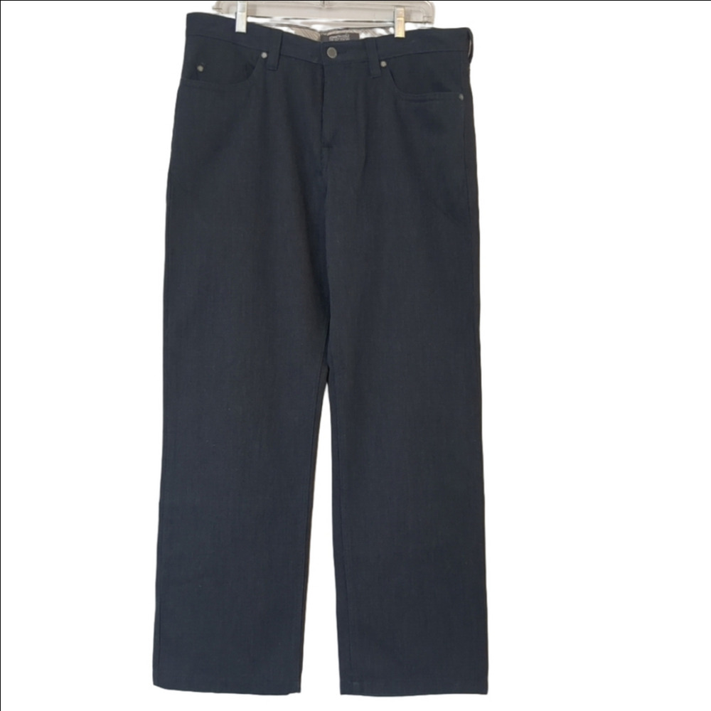 Kenneth Cole Reaction Pants Blue Chino Straight-Leg 34 Corpcore Formal Like New
